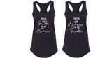Jersey Shore "You're the Snooki to my JWoww / You're the JWoww to my Snooki" Racerback Tank Top