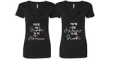 Jersey Shore "You're the Snooki to my JWoww / You're the JWoww to my Snooki" V-Neck T-Shirt