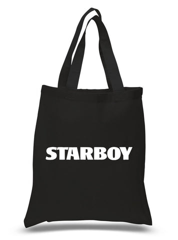 The Weeknd "Starboy" 100% Cotton Tote Bag