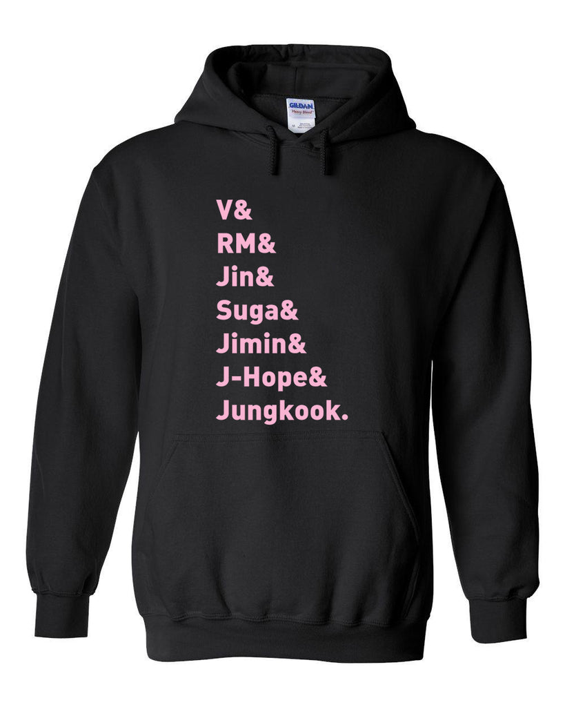 Fleece Pink BTS Jin Hoodie - Jackets Masters
