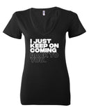 Louis Tomlinson / Bebe Rexha "I just keep on coming back to you" Women's V-Neck T-Shirt