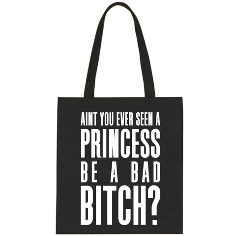 Ariana Grande "Bad Decisions / Ain't You Ever Seen a Princess be a Bad Bitch?" Tote Bag