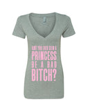 Ariana Grande "Bad Decisions / Ain't You Ever Seen a Princess be a Bad Bitch?" V-Neck T-Shirt