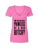 Ariana Grande "Bad Decisions / Ain't You Ever Seen a Princess be a Bad Bitch?" V-Neck T-Shirt