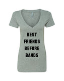 Best Friends Before Bands V-Neck T-Shirt