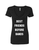 Best Friends Before Bands V-Neck T-Shirt