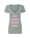 Best Friends Before Bands V-Neck T-Shirt