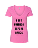 Best Friends Before Bands V-Neck T-Shirt