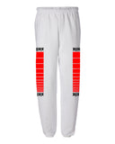 Justin Bieber "Bieber Stadium Tour Red Stripes" Unisex Adult Sweatpants