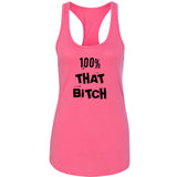 Lizzo "Truth Hurts / 100% That Bitch" Racerback Tank Top