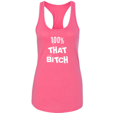 Lizzo "Truth Hurts / 100% That Bitch" Racerback Tank Top