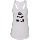 Lizzo "Truth Hurts / 100% That Bitch" Racerback Tank Top