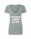 Boybands Ruined My Life V-Neck T-Shirt