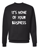 Harry Styles "Kiwi // It's None of Your Business" Crew Neck Sweatshirt