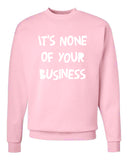 Harry Styles "Kiwi // It's None of Your Business" Crew Neck Sweatshirt