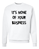 Harry Styles "Kiwi // It's None of Your Business" Crew Neck Sweatshirt