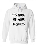 Harry Styles "Kiwi // It's None of Your Business" Hoodie Sweatshirt