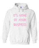 Harry Styles "Kiwi // It's None of Your Business" Hoodie Sweatshirt