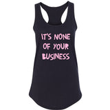 Harry Styles "Kiwi // It's None of Your Business" Racerback Tank Top