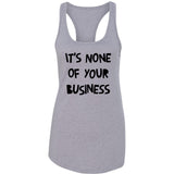 Harry Styles "Kiwi // It's None of Your Business" Racerback Tank Top