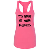 Harry Styles "Kiwi // It's None of Your Business" Racerback Tank Top