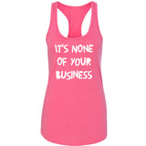 Harry Styles "Kiwi // It's None of Your Business" Racerback Tank Top