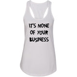 Harry Styles "Kiwi // It's None of Your Business" Racerback Tank Top