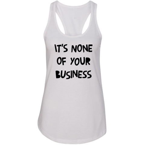 Harry Styles "Kiwi // It's None of Your Business" Racerback Tank Top