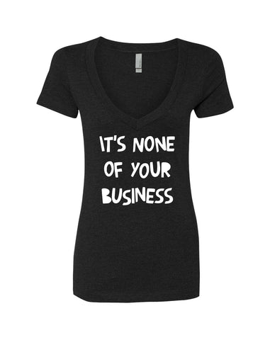 Harry Styles "Kiwi // It's None of Your Business" V-Neck T-Shirt