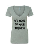 Harry Styles "Kiwi // It's None of Your Business" V-Neck T-Shirt