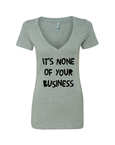 Harry Styles "Kiwi // It's None of Your Business" V-Neck T-Shirt