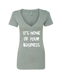 Harry Styles "Kiwi // It's None of Your Business" V-Neck T-Shirt