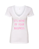 Harry Styles "Kiwi // It's None of Your Business" V-Neck T-Shirt