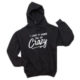Shawn Mendes "There's Nothing Holdin' Me Back - I love it when you go crazy." Unisex Adult Hoodie Sweatshirt