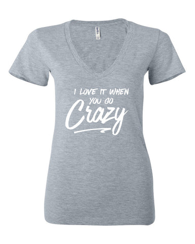 Shawn Mendes "There's Nothing Holdin' Me Back - I love it when you go crazy." V-Neck T-Shirt