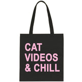 Cat Videos & Chill Tote Bag