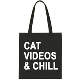 Cat Videos & Chill Tote Bag