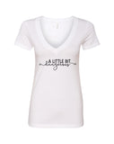 Ariana Grande "A Little Bit Dangerous" 2 V-Neck T-Shirt