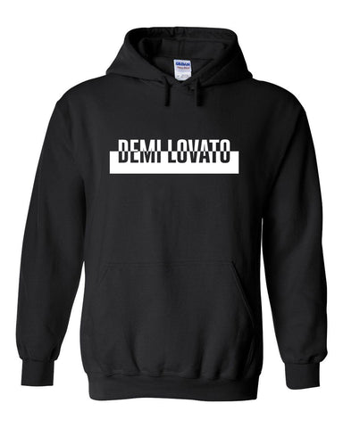 Demi Lovato "Spotify / Cut Out Box Logo" Hoodie Sweatshirt