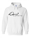 Demi Lovato "Autograph Logo" Hoodie Sweatshirt