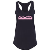 Demi Lovato "Spotify / Cut Out Box Logo" Racerback Tank Top