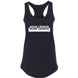 Demi Lovato "Spotify / Cut Out Box Logo" Racerback Tank Top