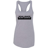 Demi Lovato "Spotify / Cut Out Box Logo" Racerback Tank Top