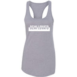Demi Lovato "Spotify / Cut Out Box Logo" Racerback Tank Top