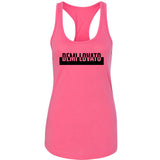 Demi Lovato "Spotify / Cut Out Box Logo" Racerback Tank Top