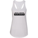 Demi Lovato "Spotify / Cut Out Box Logo" Racerback Tank Top