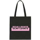 Demi Lovato "Spotify / Cut Out Box Logo" Tote Bag