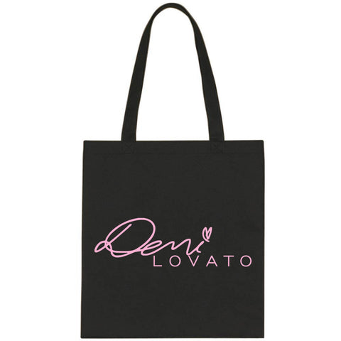 Demi Lovato "Autograph Logo" Tote Bag