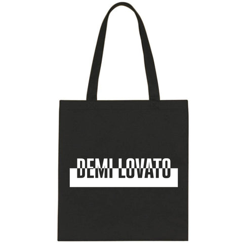 Demi Lovato "Spotify / Cut Out Box Logo" Tote Bag