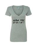 Friends F.R.I.E.N.D.S TV Show "How You Doin'?" V-Neck T-Shirt